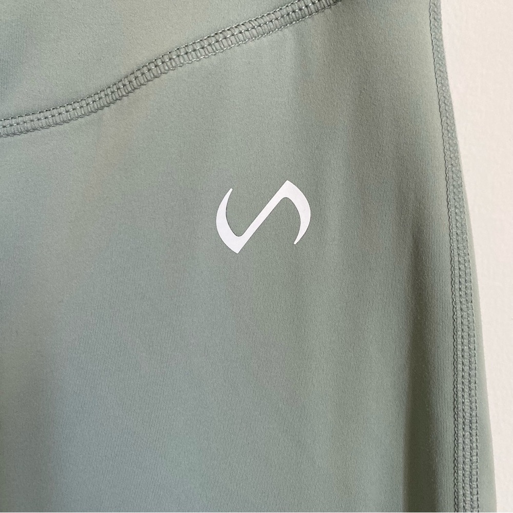 NWOT TLF Tempo High Waist Sage green Workout Leggings XS - Picture 2 of 4